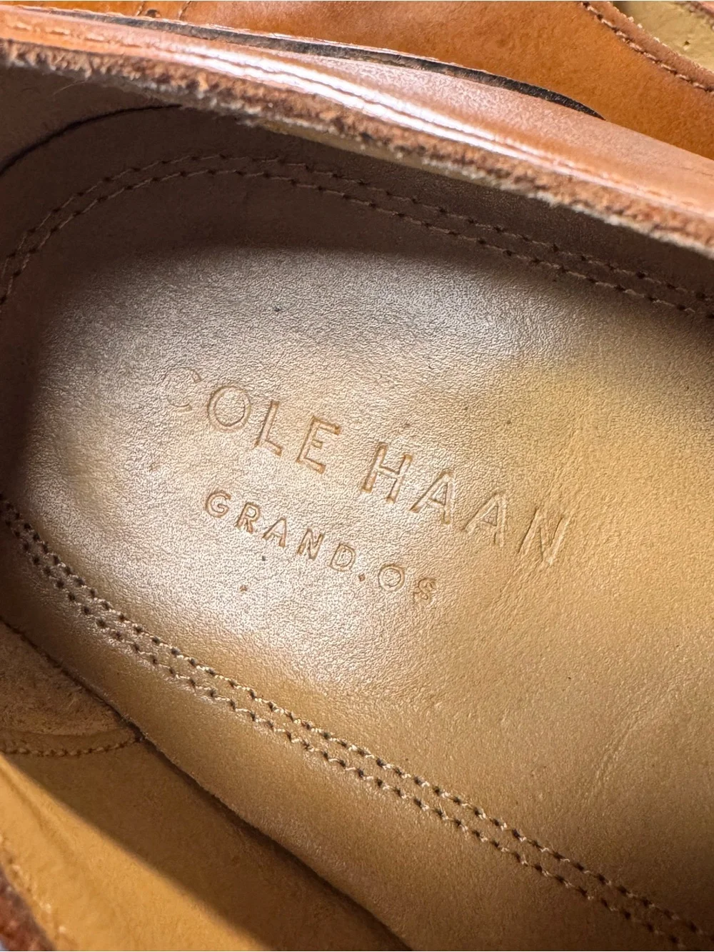 Cole Haan Men’s Grand OS ‘Madison’ Brogue Wingtips- British Tan